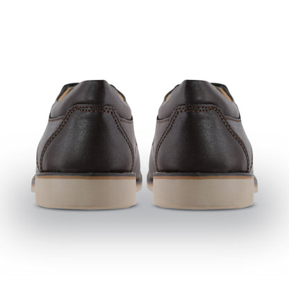 Zapato Escolar Niño 57001 Piel Café