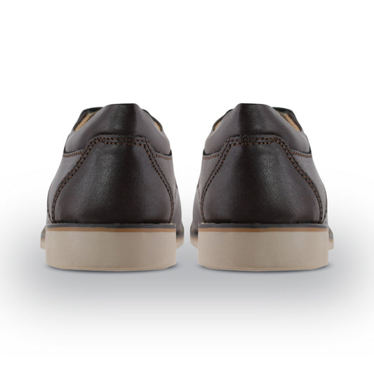 Zapato Escolar Niño 57001 Piel Café