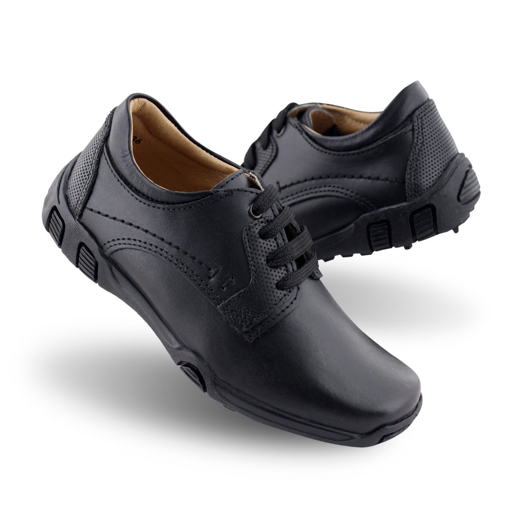 Zapato Escolar Niño 57005 Piel Negro
