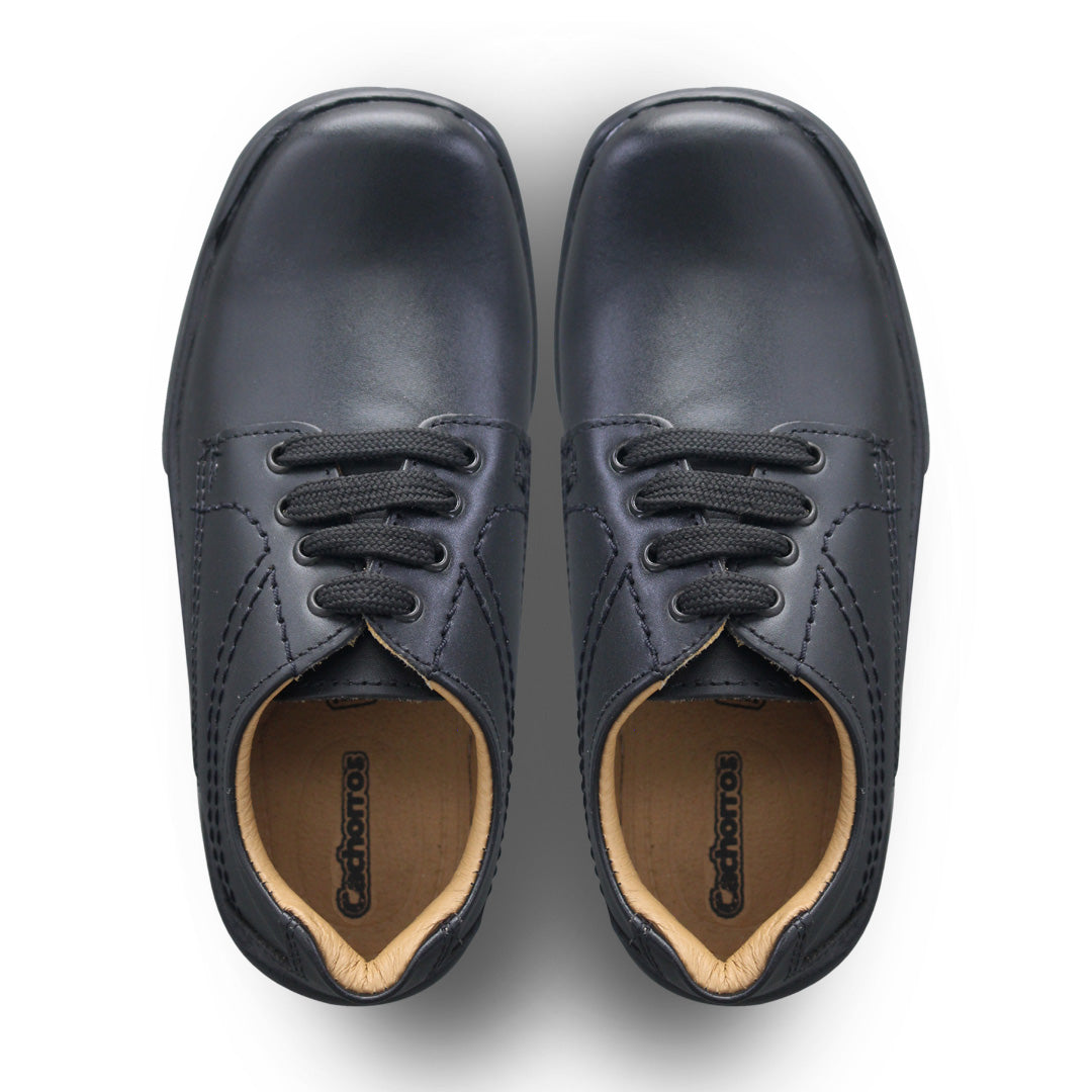 Zapato Escolar Niño 5701 Piel Negro