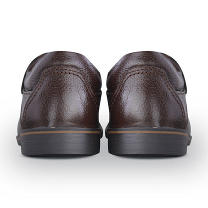 Zapato Escolar Niño 57020 Piel Café