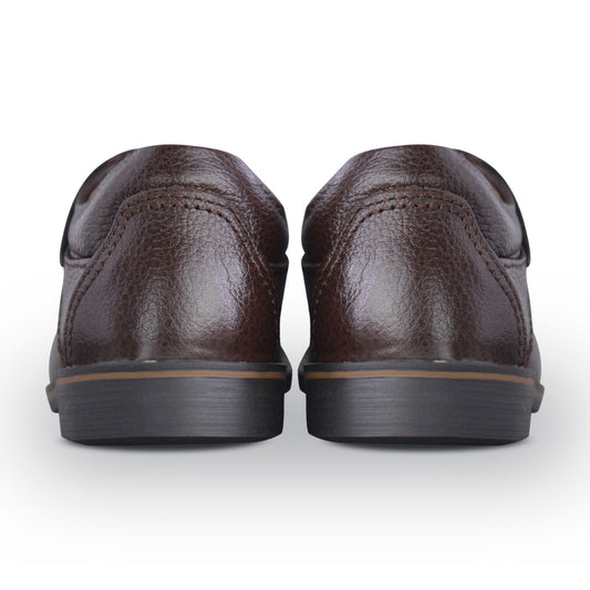 Zapato Escolar Niño 57020 Piel Café