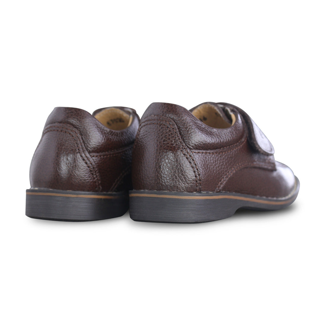 Zapato Escolar Niño 57020 Piel Café