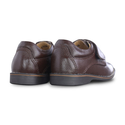 Zapato Escolar Niño 57020 Piel Café