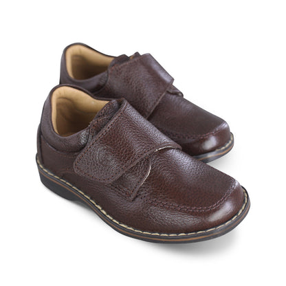 Zapato Escolar Niño 57020 Piel Café