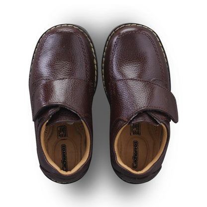 Zapato Escolar Niño 57020 Piel Café