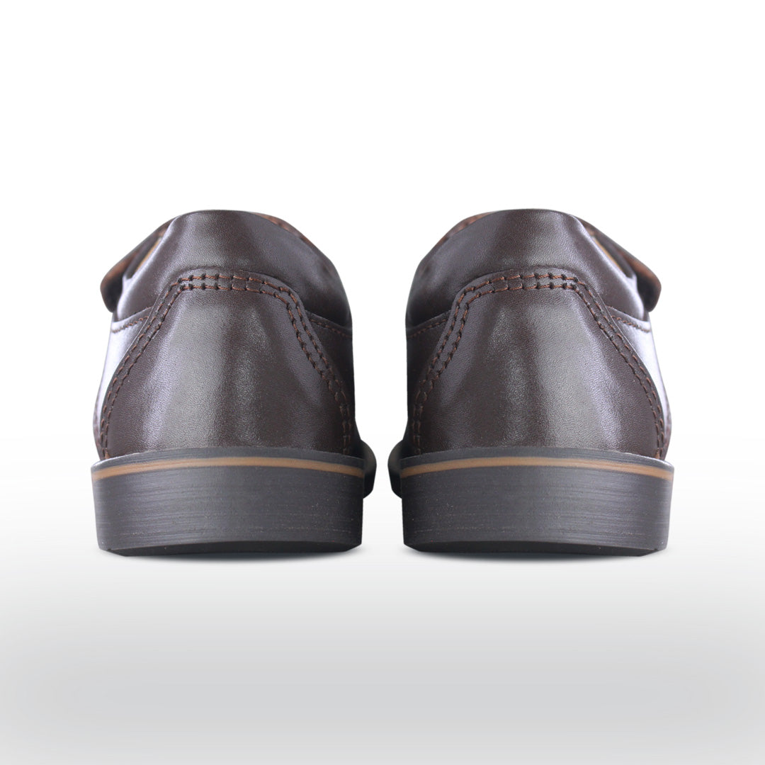 Zapato Escolar Niño 57081 Piel Café