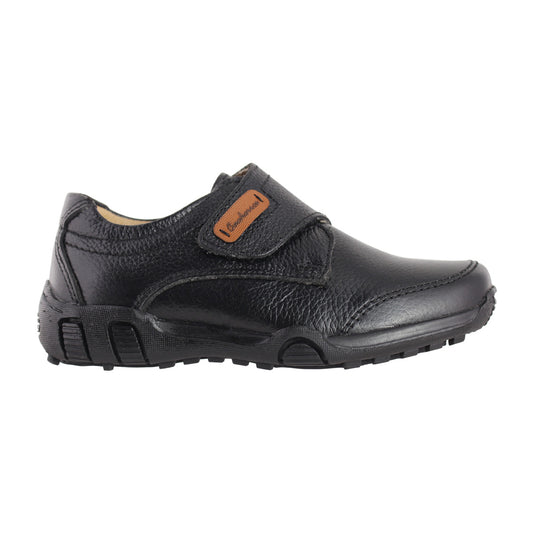 Zapato Escolar Niño 5710 Piel Negro Velcro