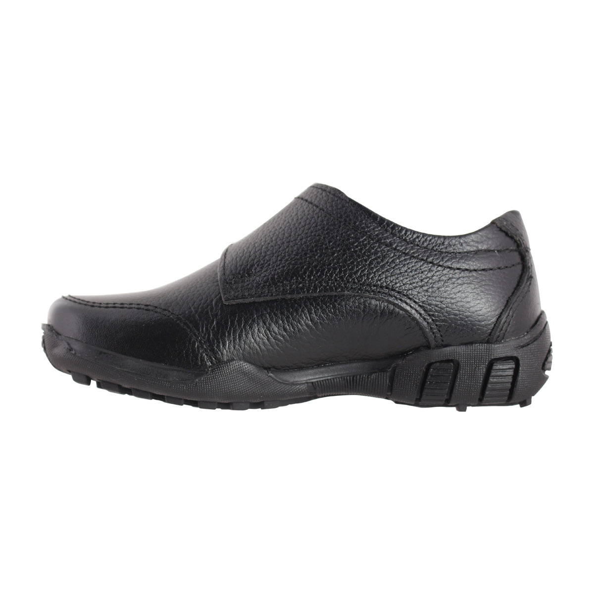 Zapato Escolar Niño 5710 Piel Negro Velcro