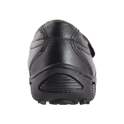Zapato Escolar Niño 5710 Piel Negro Velcro