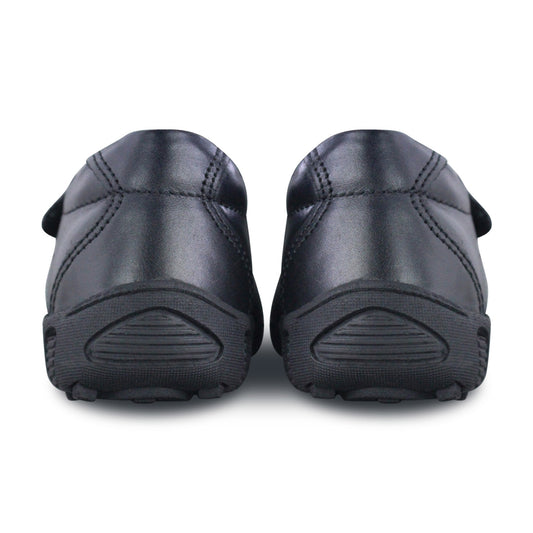 Zapato escolar Niño 5711 Piel Negro con Velcro