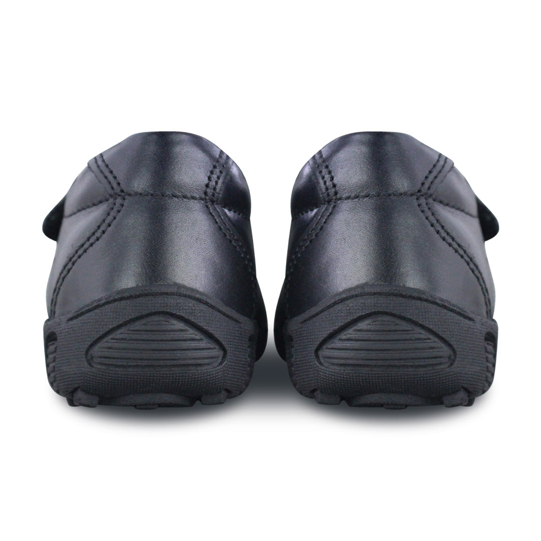 Zapato escolar Niño 5711 Piel Negro con Velcro
