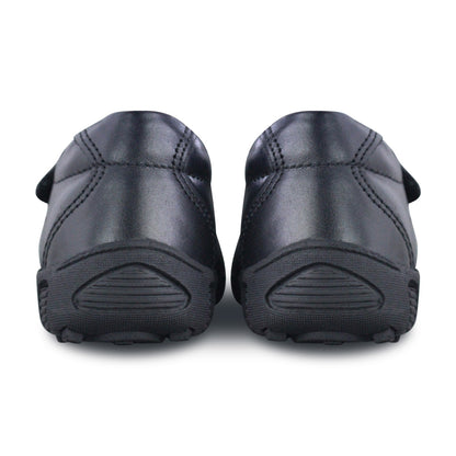 Zapato escolar Niño 5711 Piel Negro con Velcro