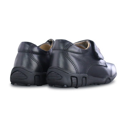 Zapato escolar Niño 5711 Piel Negro con Velcro