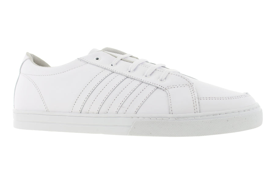 Tenis Caballero 584 Piel Blanco