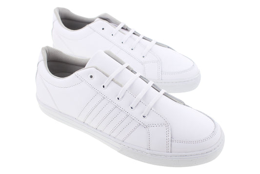 Tenis Caballero 584 Piel Blanco