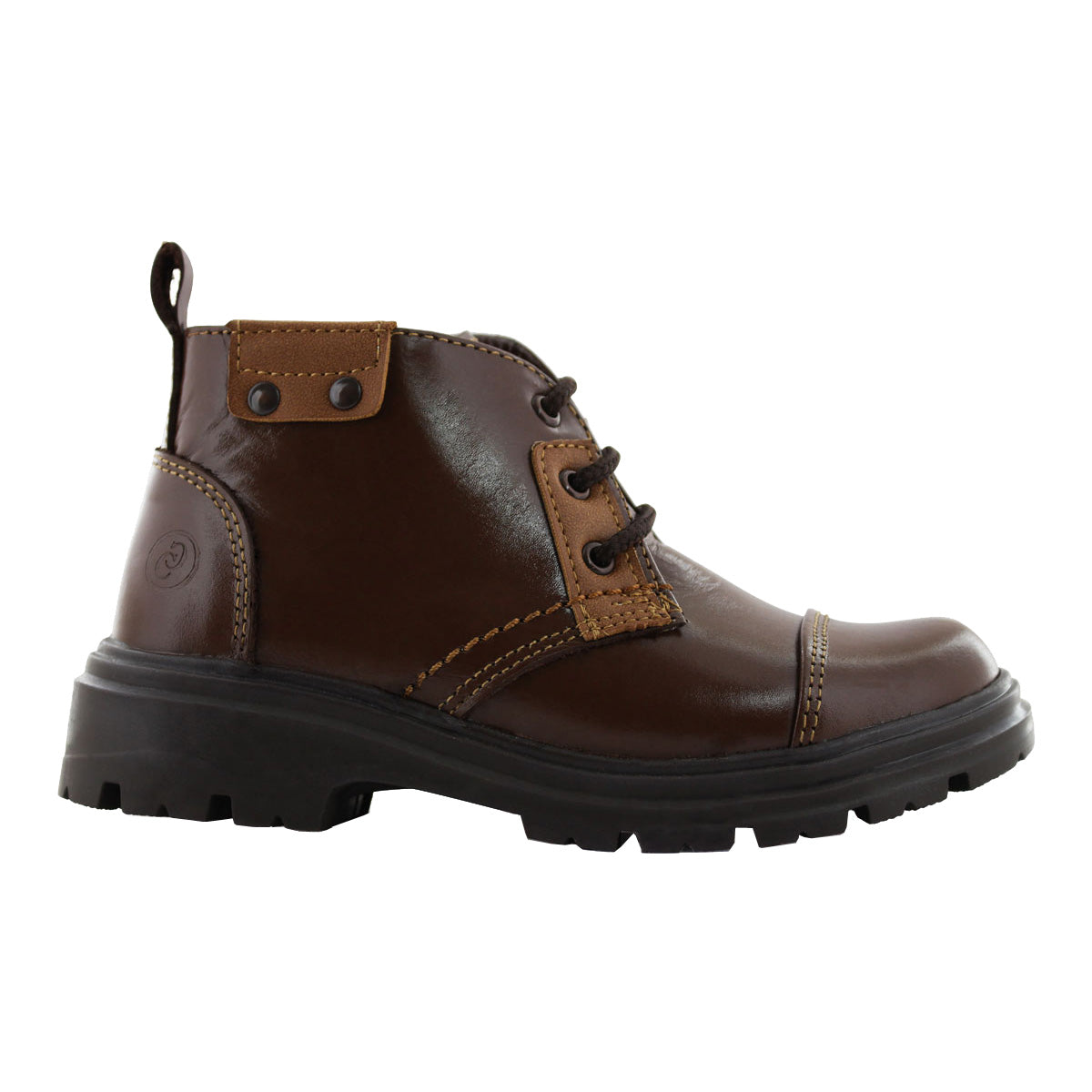Bota Mediana Niño 6000 Piel Café