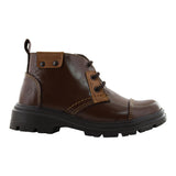 Bota mediana niño 6000 piel café