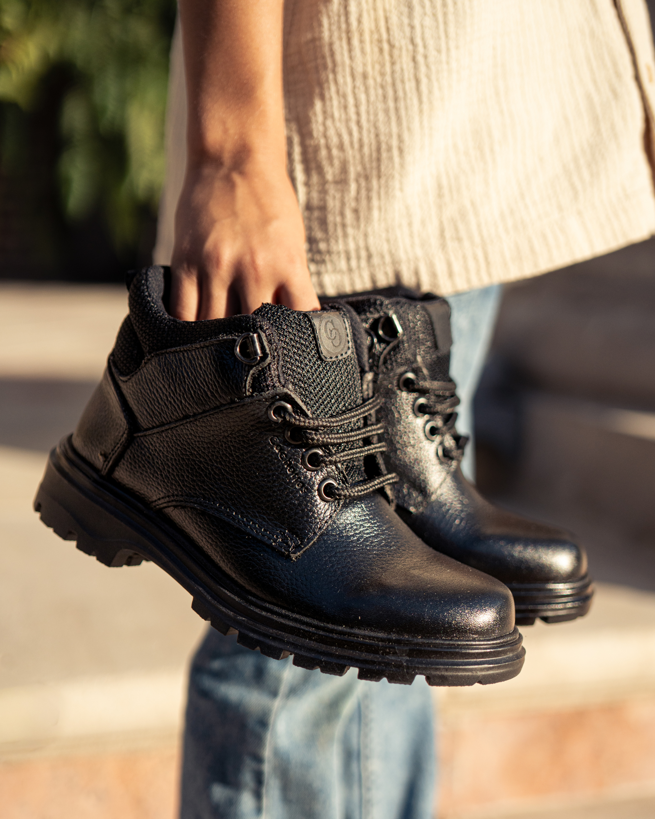 Bota Niño 60260 Piel Negro Cachorros