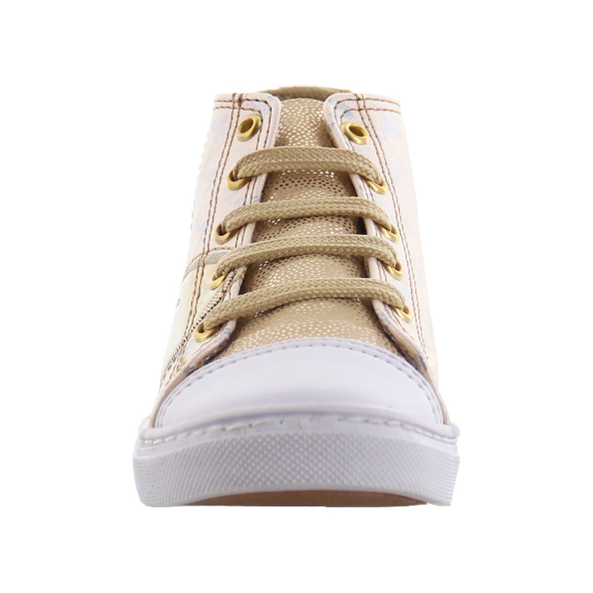 Tenis Niña 604 Dorado con Moño y Cintas