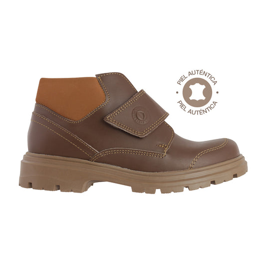 Bota Niño 6130 Piel Café