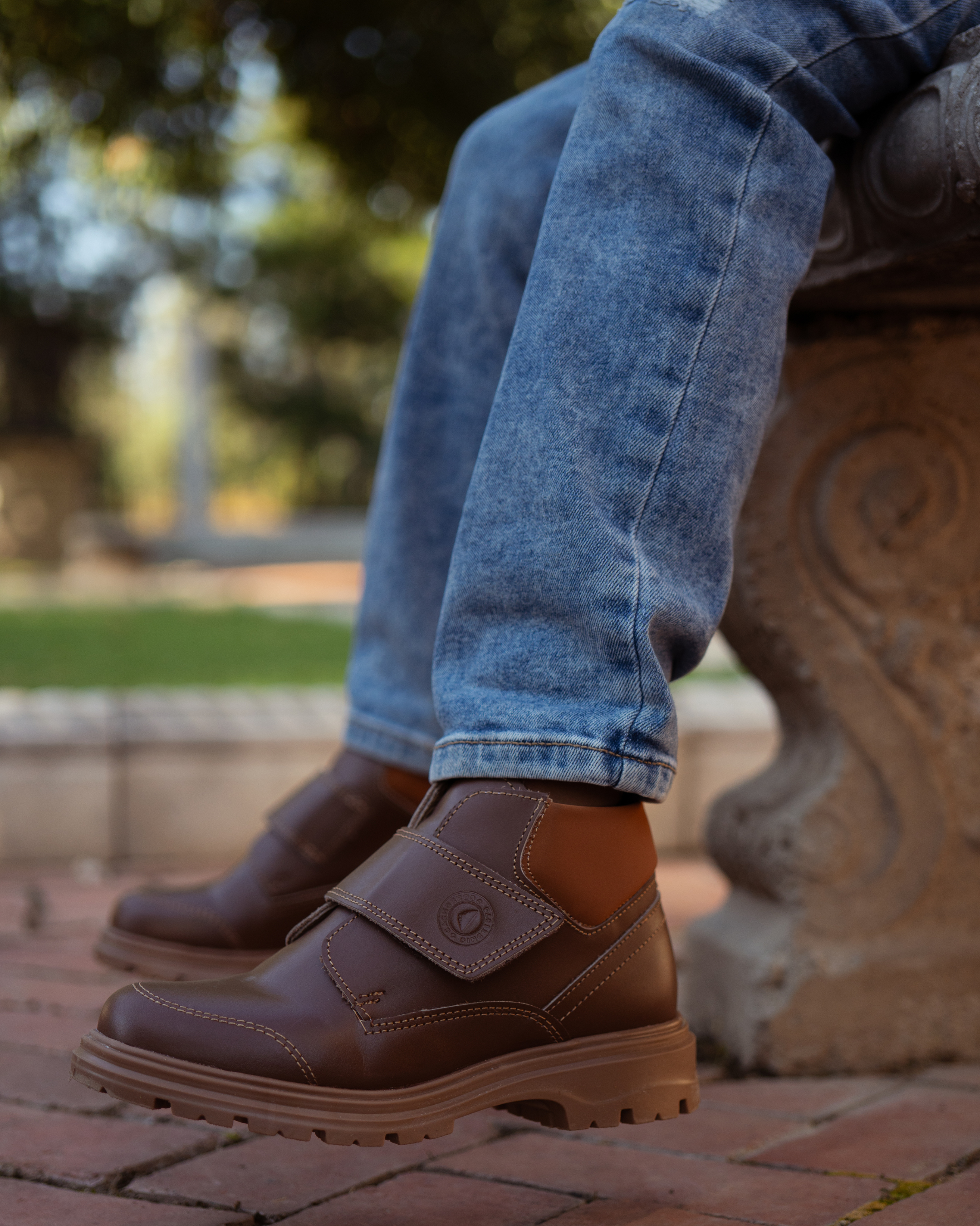 Bota Niño 6130 Piel Café