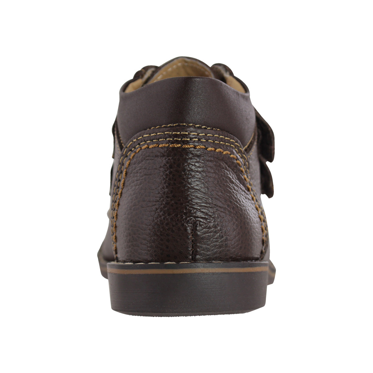 Bota Niño 6141 Piel Café Doble Velcro