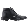 Botín Niño 6190 Piel Negro con Cintas