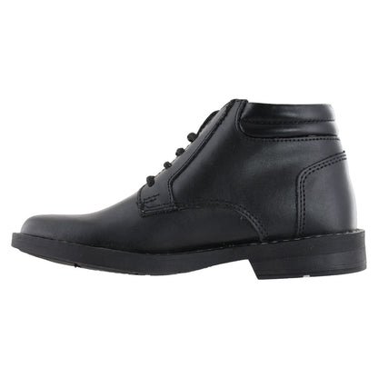 Botín Niño 6190 Piel Negro con Cintas