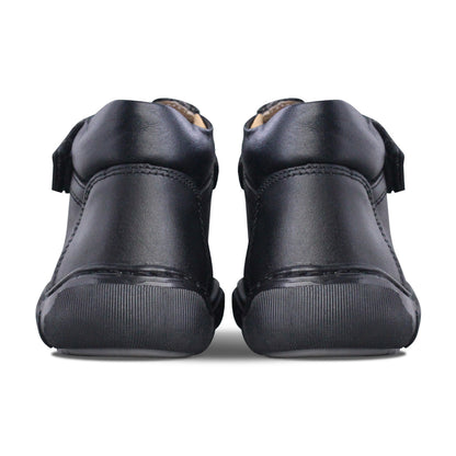 Bota Niño 6290 Piel Negro con Velcro