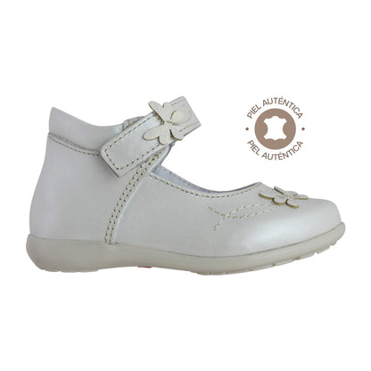Zapato Niña 6451 Piel Beige