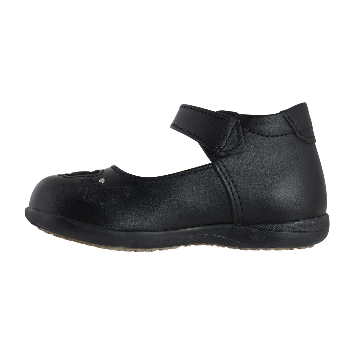 Botita Niña 6714 Piel Negra