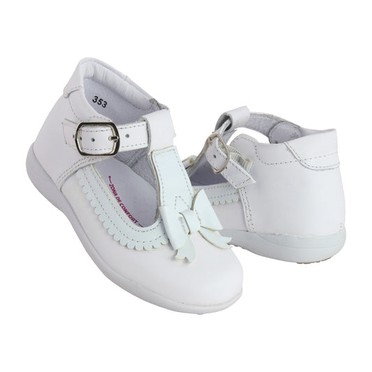 Botita Niña 6727 Piel Blanca