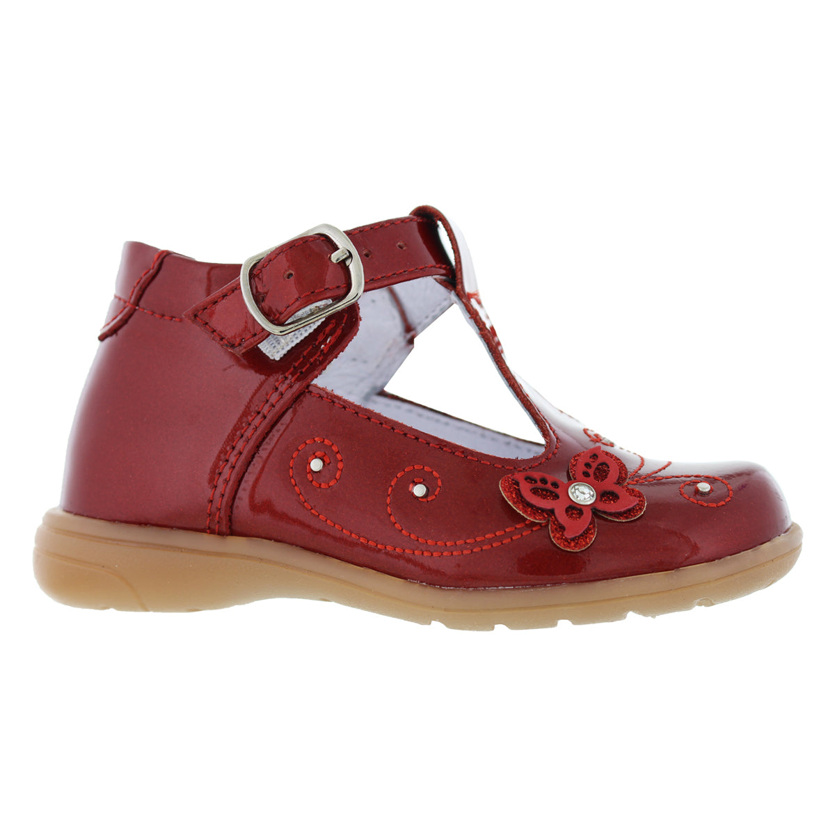 Zapato Niña 6734 Charol Rojo