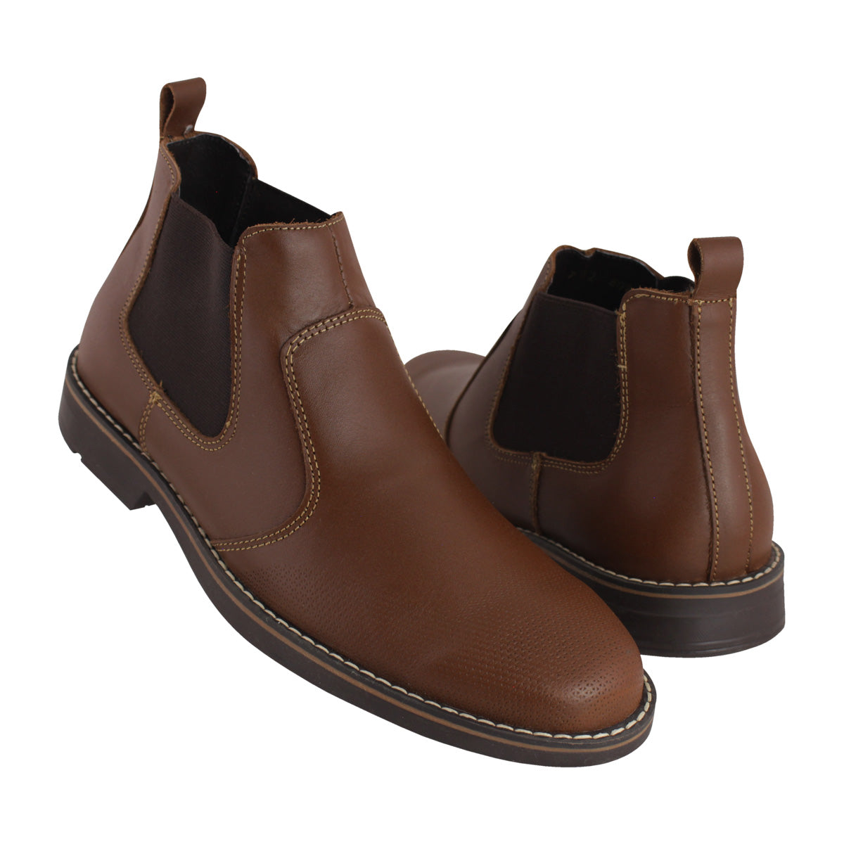 Botín Caballero 7012 Piel Shedrón