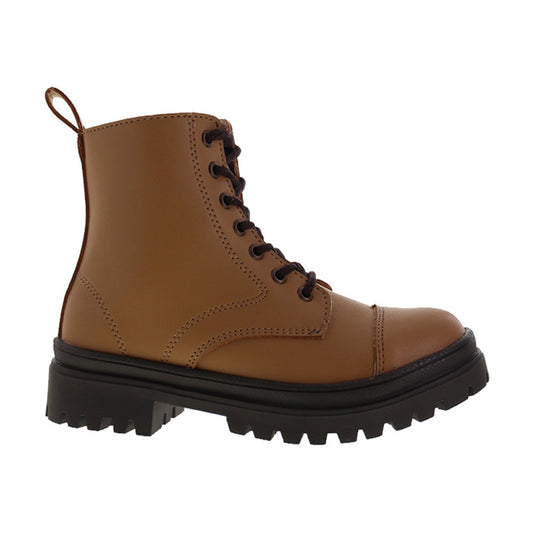 Bota Niña 72030 Camel con Agujetas