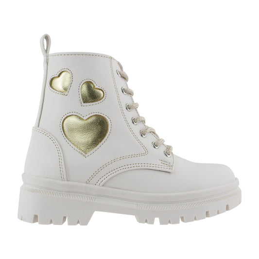 Bota Niña 72046 Beige con Corazones