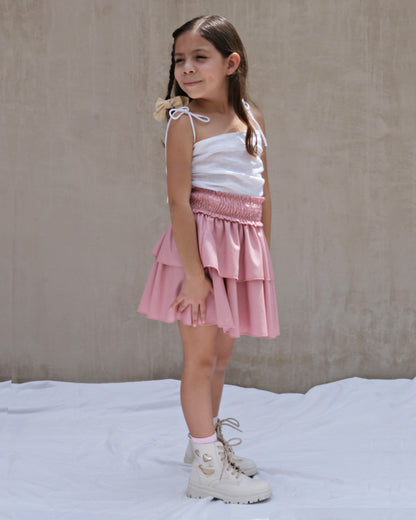 Bota Niña 72046 Beige con Corazones