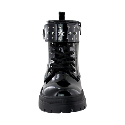 Botín Niña 72047 Charol Negro