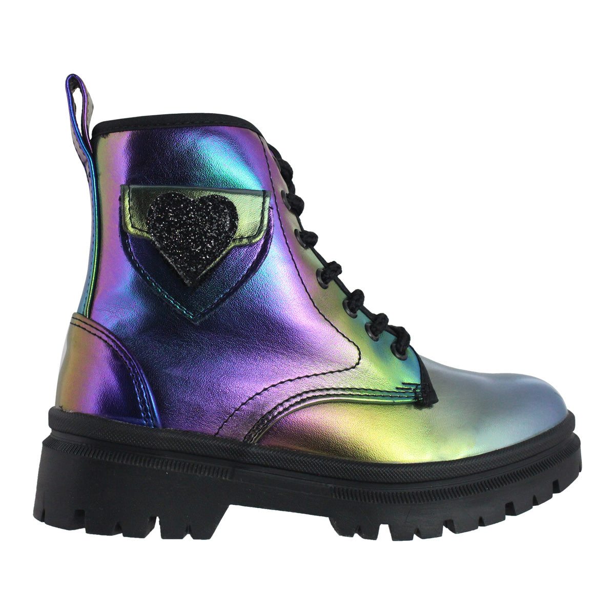 Botín Niña 72051 Tornasol Detalle Corazón