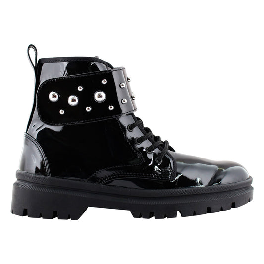 Botín Niña 72055 Charol Negro