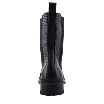 Bota Mediana Mujer 72201 Davina Piel Negro