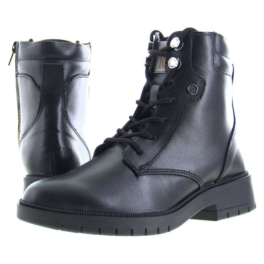Bota Mediana Dama 72700 Davina Piel Negra