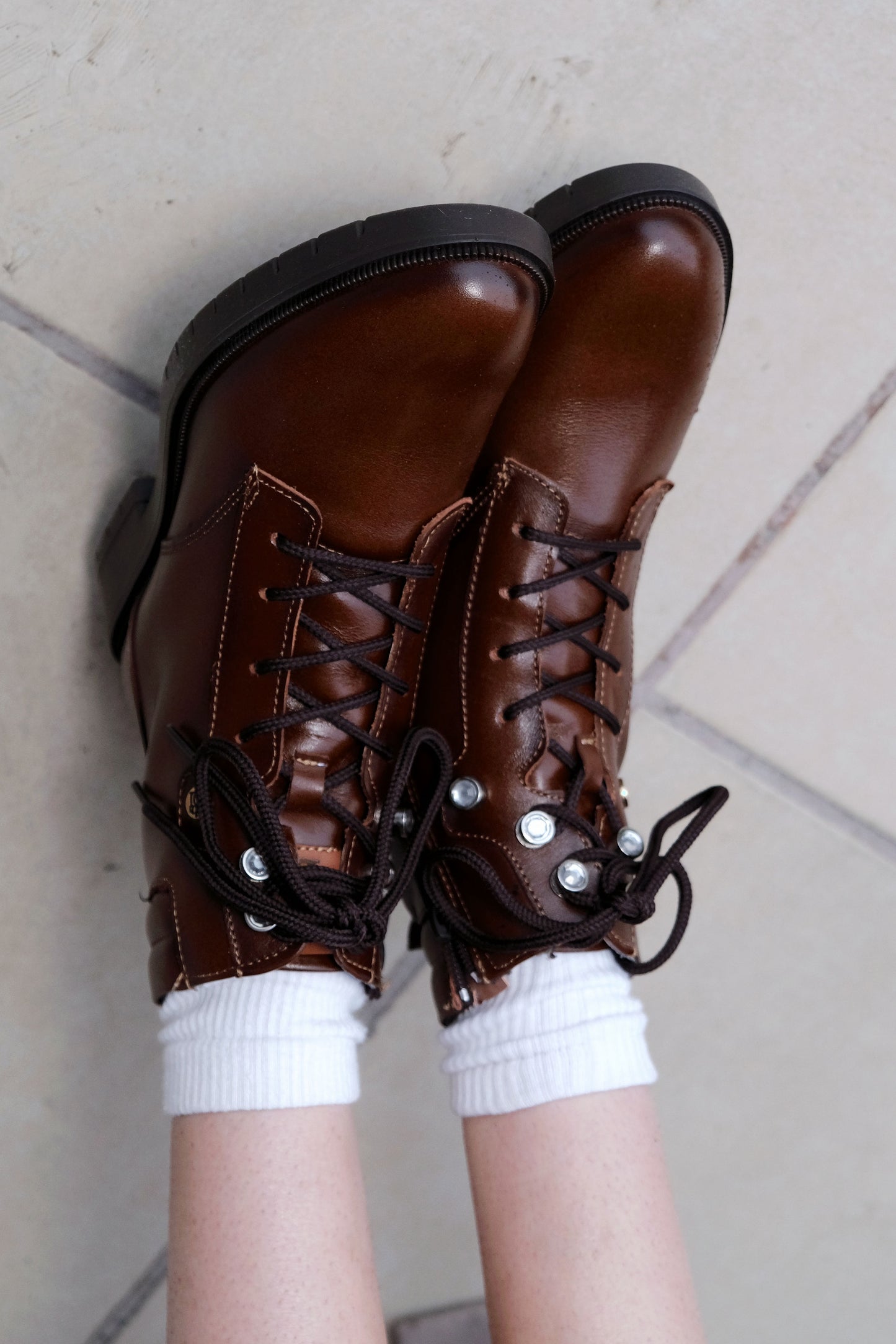 Bota Mediana 72700 Davina Piel Café