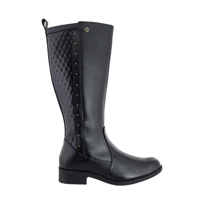 Bota Alta Dama 73661 Davina Piel Negro