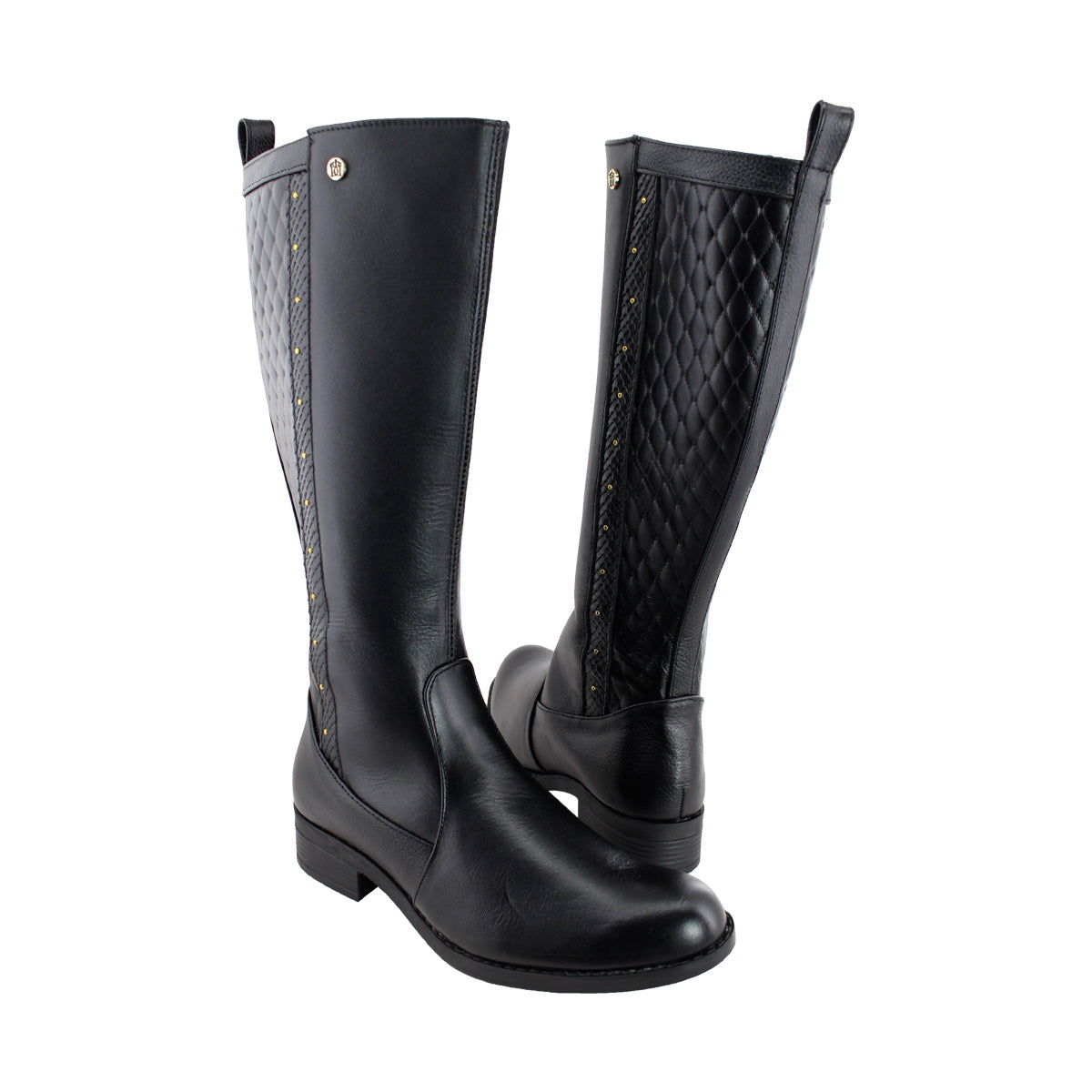 Bota Alta Dama 73661 Davina Piel Negro