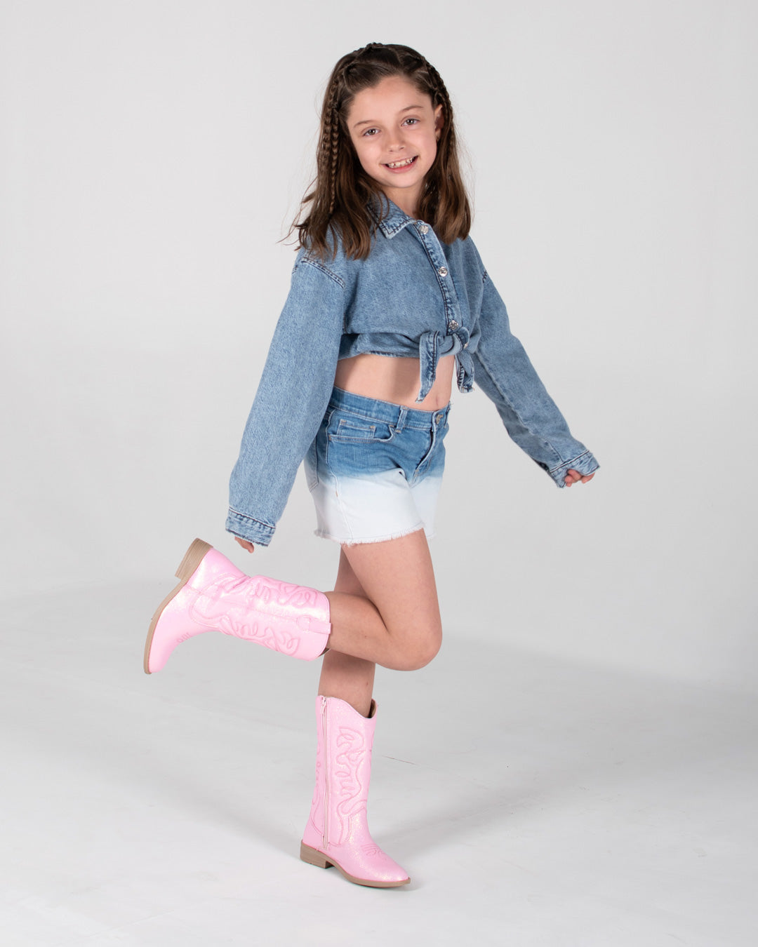 Bota Vaquera Niña 73810 Rosa