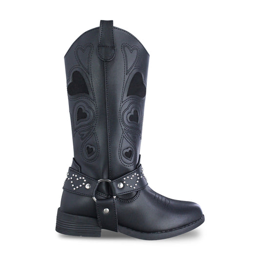 Bota Vaquera Niña 73816 Camila Sintético Negro