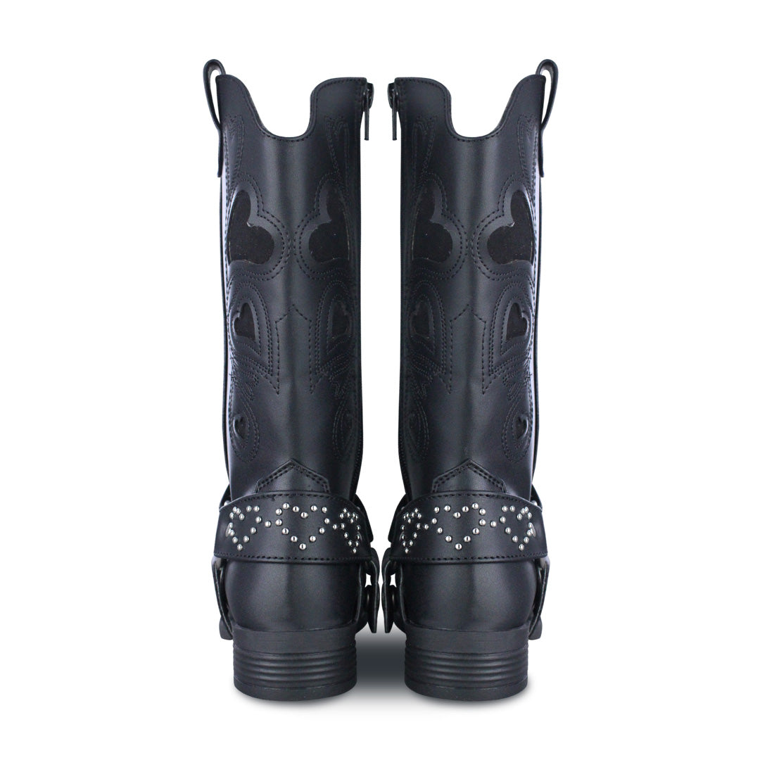 Bota Vaquera Niña 73816 Camila Sintético Negro