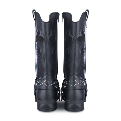 Bota Vaquera Niña 73816 Camila Sintético Negro